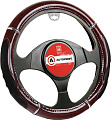 Оплетка на руль Autoprofi GL-1025 RD.WOOD (M) (красный)