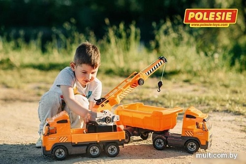 Полесье Volvo автомобиль-самосвал с полуприцепом 58393