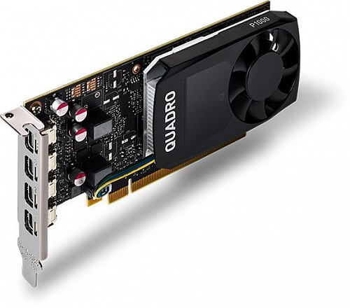 Видеокарта PNY Quadro P1000 DVI 4GB GDDR5 VCQP1000DVIBLK-1