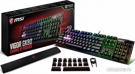 Клавиатура MSI Vigor GK80 (Cherry MX Red)