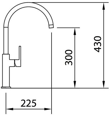 Смеситель Clever Chef Essential Slim 60141