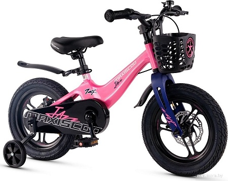 Детский велосипед Maxiscoo Jazz Pro 14 2025 MSC-J1442P (розовый сапфир, разобранный)