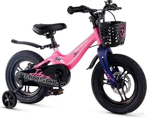 Детский велосипед Maxiscoo Jazz Pro 14 2025 MSC-J1442P (розовый сапфир, разобранный)
