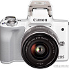 Фотоаппарат Canon EOS M50 Kit 15-45mm (белый)