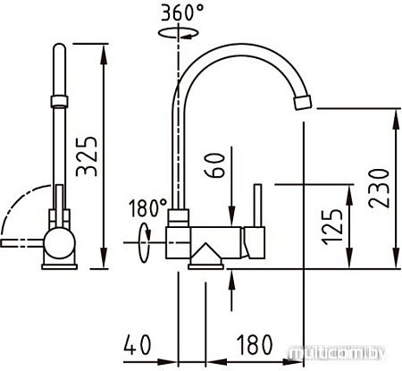 Смеситель Clever Caiman Urban 96095