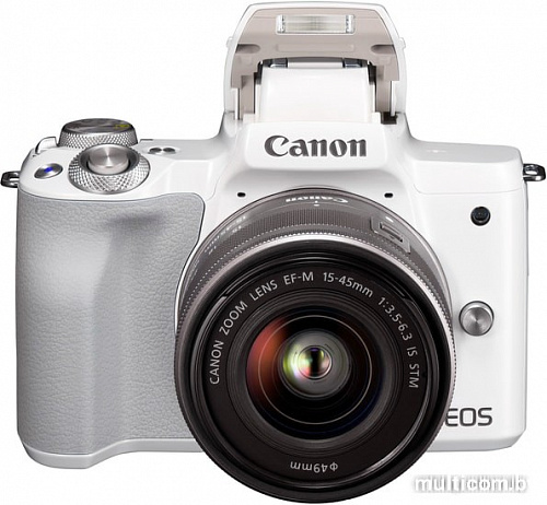 Фотоаппарат Canon EOS M50 Kit 15-45mm (белый)