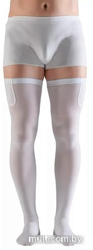 Чулки компрессионные Venoteks 1А212 1 кл.к. со вставкой (S, белый)