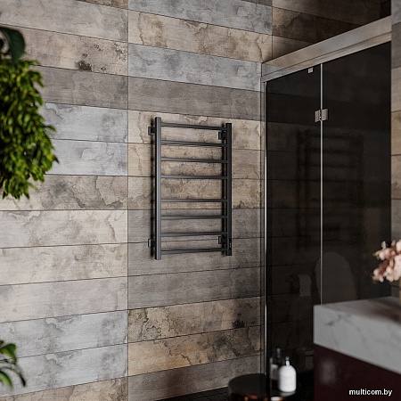 Полотенцесушитель Roxen Square BK-109SW-8T 11050-5385B (черный)