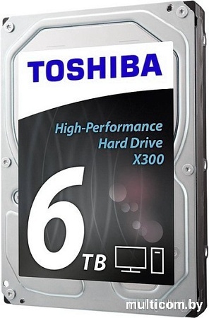 Жесткий диск Toshiba X300 6TB [HDWE160EZSTA]