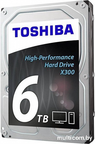 Жесткий диск Toshiba X300 6TB [HDWE160EZSTA]