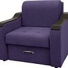 Кресло Сириус Лидер-3 НПБ 105x110 (Eva 31 велюр фиолетовый)