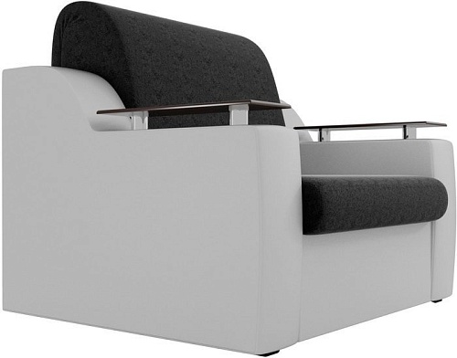 Кресло Лига диванов Сенатор 100698 60 см (черный/белый)