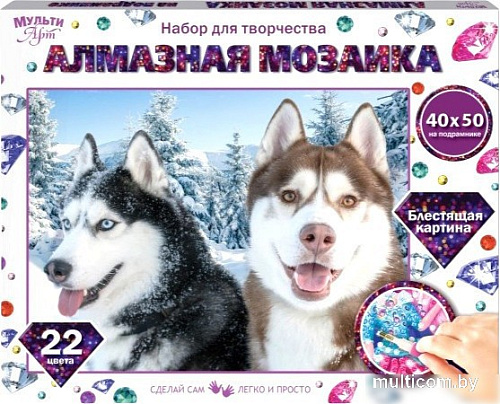 MultiArt Хаски AM40X50-HASKY