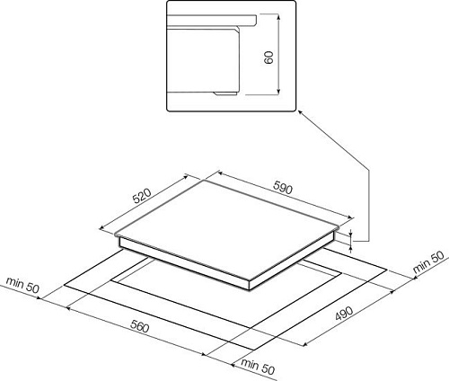 Варочная панель Graude IK 60.0 AS