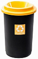 Мусорное ведро Plafor Eco Bin 50 л (черный/желтый)