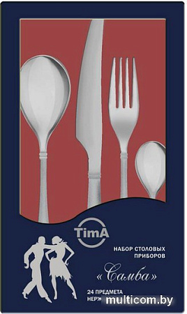 Набор столовых приборов TimA Самба 09041/SS (24 пр)
