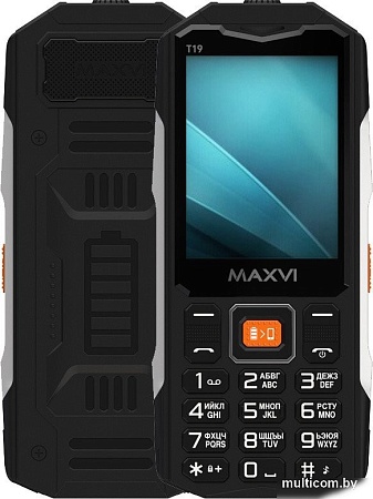 Телефон Maxvi T19 (черный)