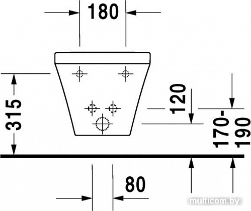 Биде Duravit DuraStyle [2282150000]