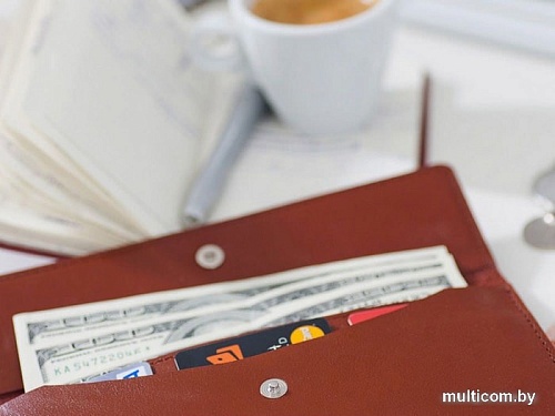 Кошелек EZcase Flat (коричневый)