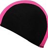 Шапочка для плавания Спортивные мастерские Lucra SM-089 (черный/розовый)