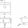 Кухонная мойка Aquasanita Quadro SQQ100W (silica 111)