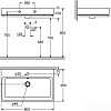 Умывальник Grohe 3946900H с гигиеническим покрытием 80x49