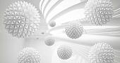 Фотообои ФабрикаФресок 3D Шары светлые 085265 (500x265)