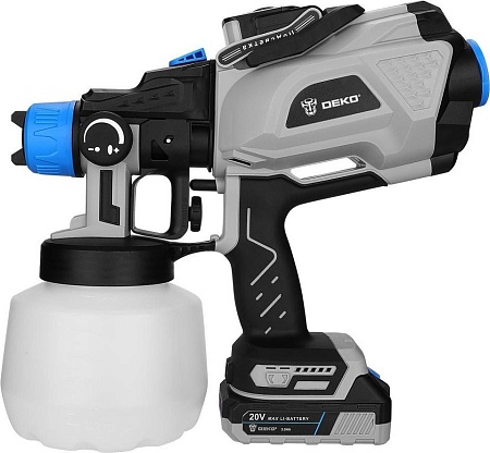Краскораспылитель Deko SGD20 PRO 085-1337 (с 2-мя АКБ)