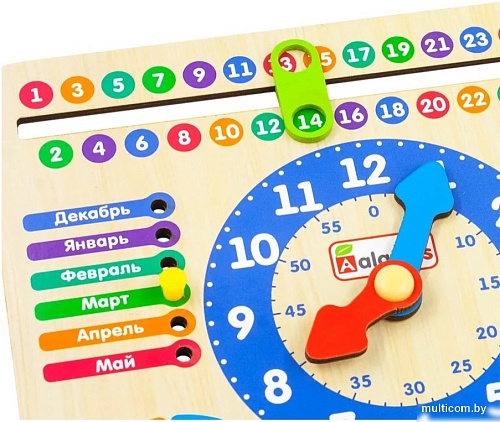 Бизиборд Alatoys Календарь природы ПЧ3102