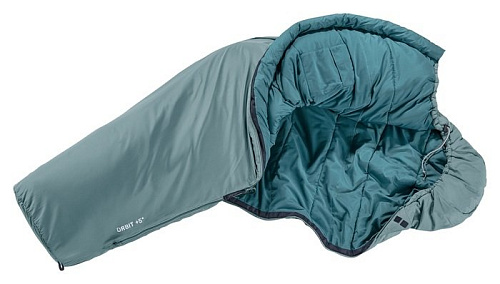Спальный мешок Deuter 2022 Orbit +5C SL (левая молния, бирюзовый)