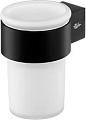 Стакан для зубной щетки и пасты Bisk Futura Black 02959