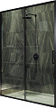 Душевая дверь MaybahGlass 195x120 MGD-1276-6 (бесцветный/черный)
