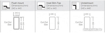Кухонная мойка ZorG ZRE 2444