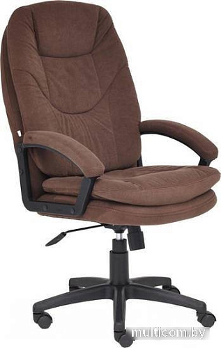 Кресло TetChair Comfort LT флок (коричневый)