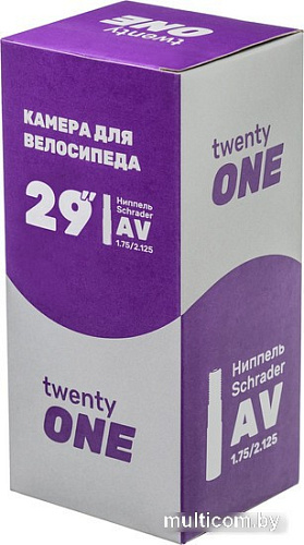 Велокамера Twenty One 29х1.75/2.125 AV/AVR28-40/48L