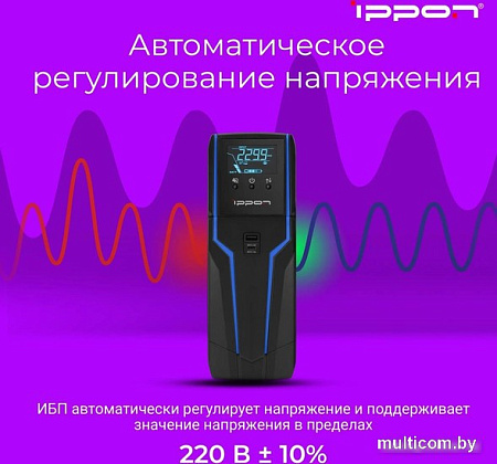 Источник бесперебойного питания IPPON Game Power Pro 1000 1908308
