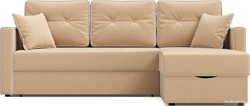 Угловой диван Mio Tesoro Атлантикс (Velutto 59, сван)