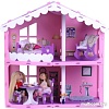 Krasatoys Загородный дом Анжелика с мебелью 000255 (розовый/сиреневый)