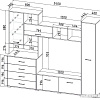 Стенка Интерлиния Аризона-10 (венге/дуб молочный)