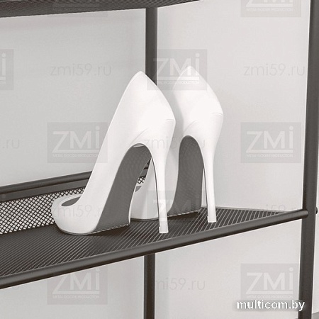 Полка для обуви ЗМИ Женева 33 ПДО Ж33 (черный)