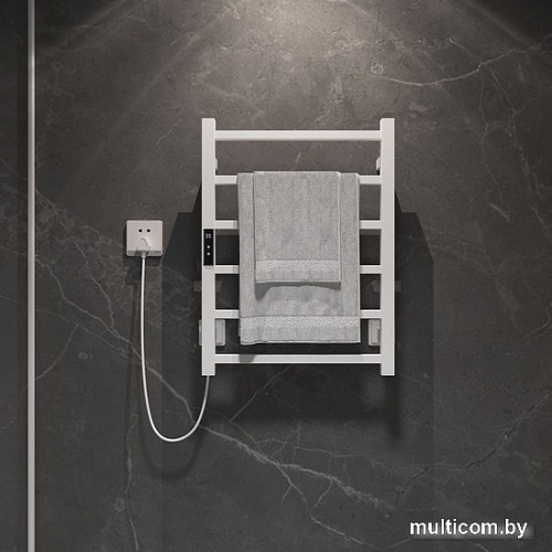 Полотенцесушитель Maxonor PL-TRE02-45-6-8 (белый, подключение слева)