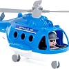 Игрушечный транспорт Полесье Вертолет-милиция Альфа 72412 (синий)