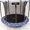 Батут Calviano Smile 252 см-8FT INSIDE с внутренней сеткой складной