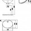 Умывальник Creavit TP 52x40 TP205-00CB00E-0000