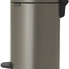 Brabantia Pedal Bin NewIcon 12 л (платиновый)