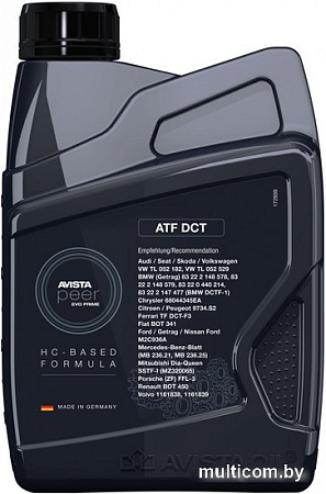 Трансмиссионное масло Avista Peer Evo Prime ATF DCT 1л
