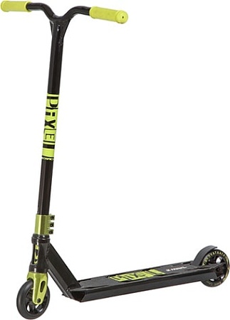 Самокат Novatrack Pixel BL 110A.PIXEL.BLM20 (черный/лайм)