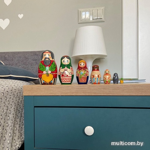 Развивающая игра Брестская Матрешка Русская народная сказка Репка (набор 7 шт)