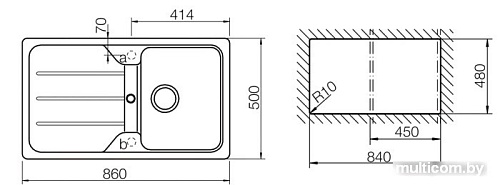 Кухонная мойка TEKA Simpla 45 B-TG carbon (40144517)