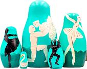 Развивающая игра Брестская Матрешка С артистами балета Лебединое озеро (набор 5 шт)